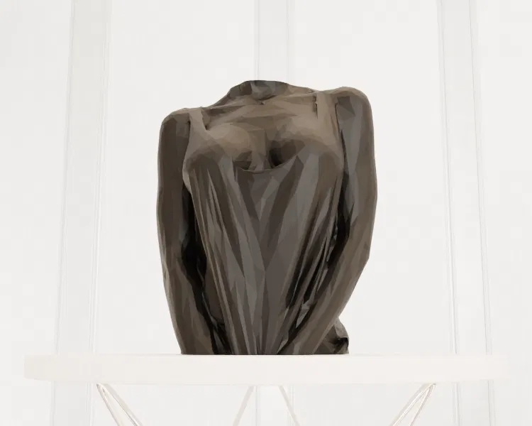 File STL Người Phụ Nữ Kéo Căng Áo – Model 3D In Được - Image 4