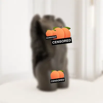 File STL Nude Woman with Wings V1 – Mẫu 3D Angelic Form để in 3D