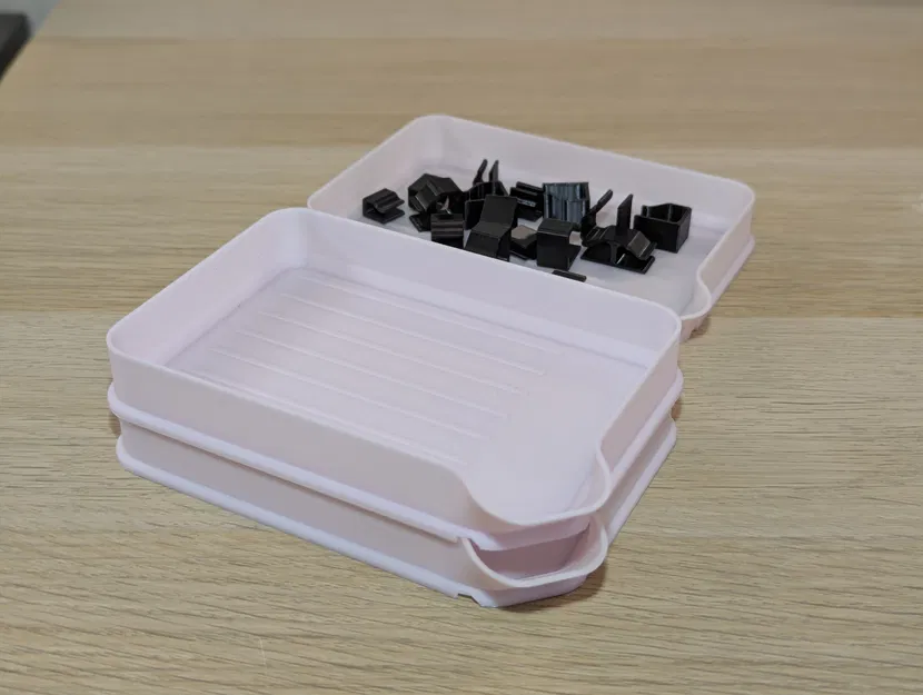 Khay phân loại xếp chồng kèm phễu (Stackable sorting tray with funnel) - Image 3