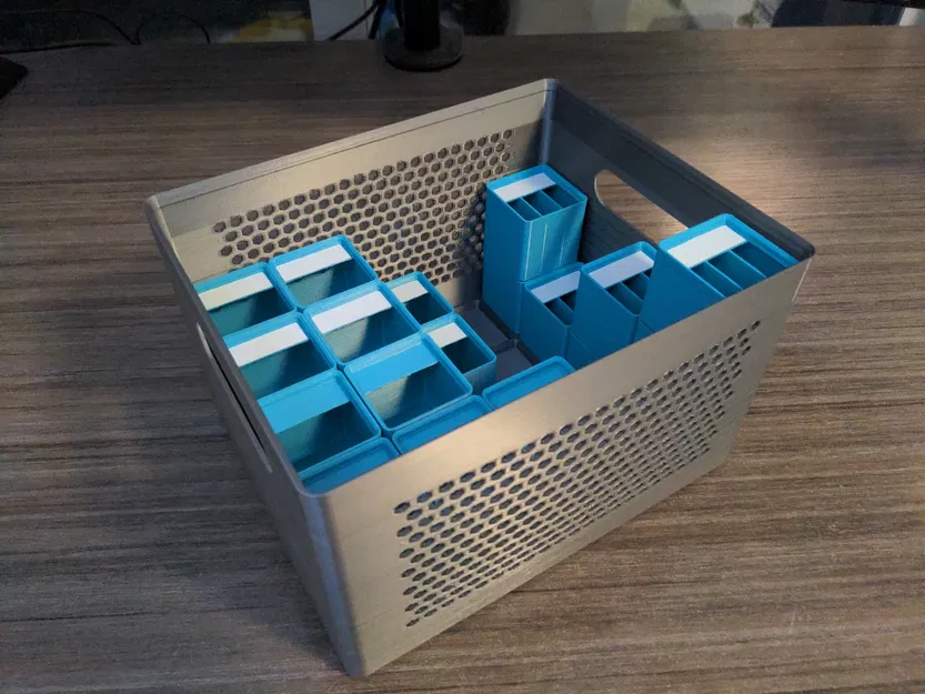 Stackable Gridfinity Tote Remix – Tote Gridfinity xếp chồng (nhiều kích thước) - Image 1