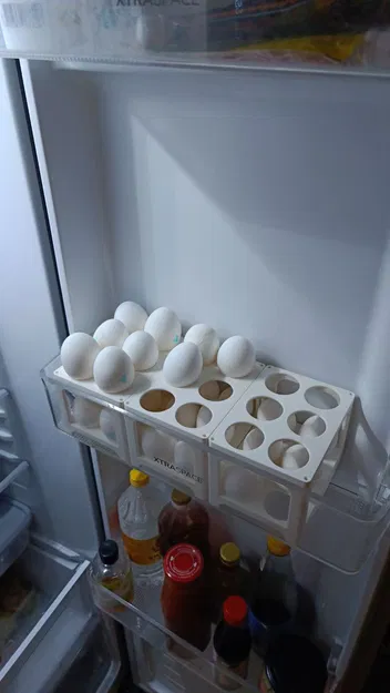 Hệ thống khay đựng trứng xếp chồng cho cửa tủ lạnh - Image 2