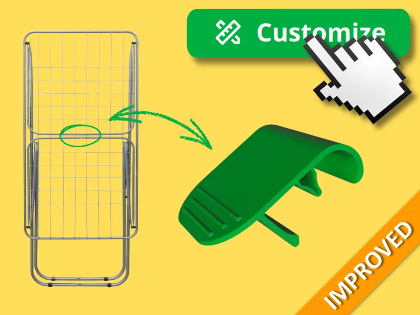 Trình Tạo Kẹp Khóa Giàn Phơi (Drying Rack Locking Clip Generator) - Image 1