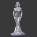 Beautiful Elegant Grace Kelly LADY Miniatur AI Textur – Tượng mini cô lady - Thumbnail 2