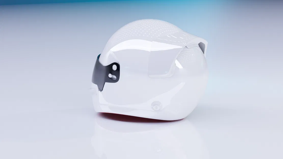 F1 Racing Helmet Display – Mô hình mũ bảo hiểm F1 trưng bày 190mm - Image 5