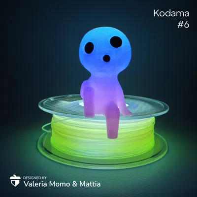 Kodama (#6) ngồi – Princess Mononoke, Miyazaki, FanArt, Ghibli