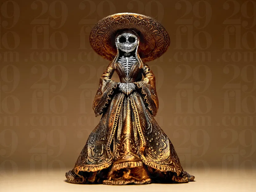 Tượng Dia dos Muertos Figurine - Image 2