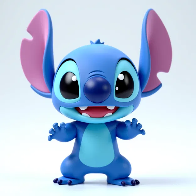 Stitch – Model nhân vật chibi dễ thương để in 3D - Image 1