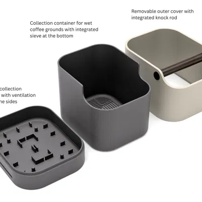 Knockbox gõ bã cà phê cho portafilter V2 (Espresso) | Abklopfbehälter V2