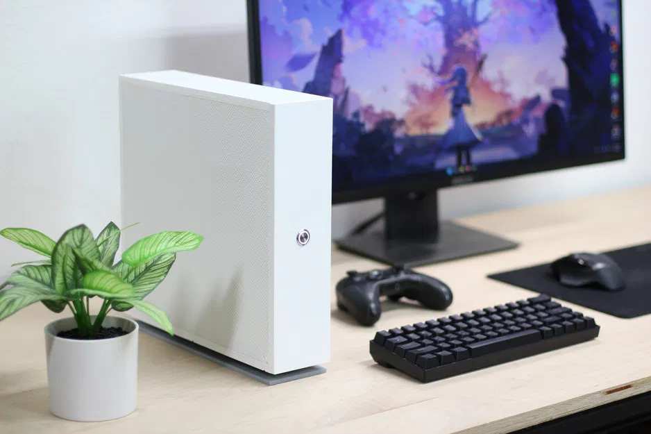 SUG-CUN-SOL – Vỏ PC gaming in 3D 8.2L kiểu console dựng đứng - Image 1