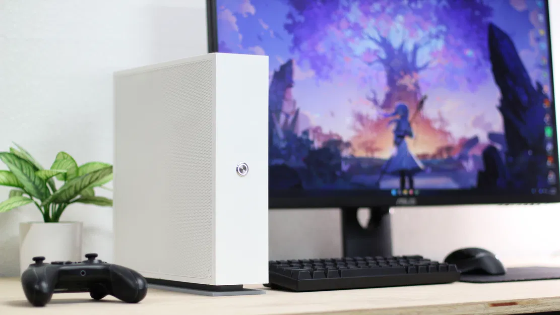 SUG-CUN-SOL – Vỏ PC gaming in 3D 8.2L kiểu console dựng đứng - Image 6