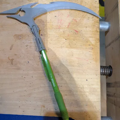 Đầu lưỡi hái fancy gắn bút chì dạng polearm