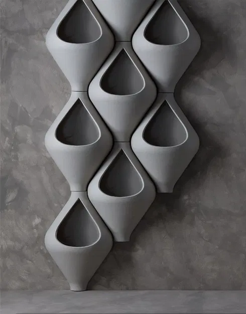 Chậu trồng cây – Giọt nước - Image 1