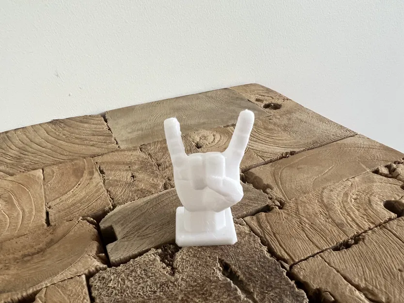 Tượng Bàn Tay Ký Hiệu Rock #1 - Image 2