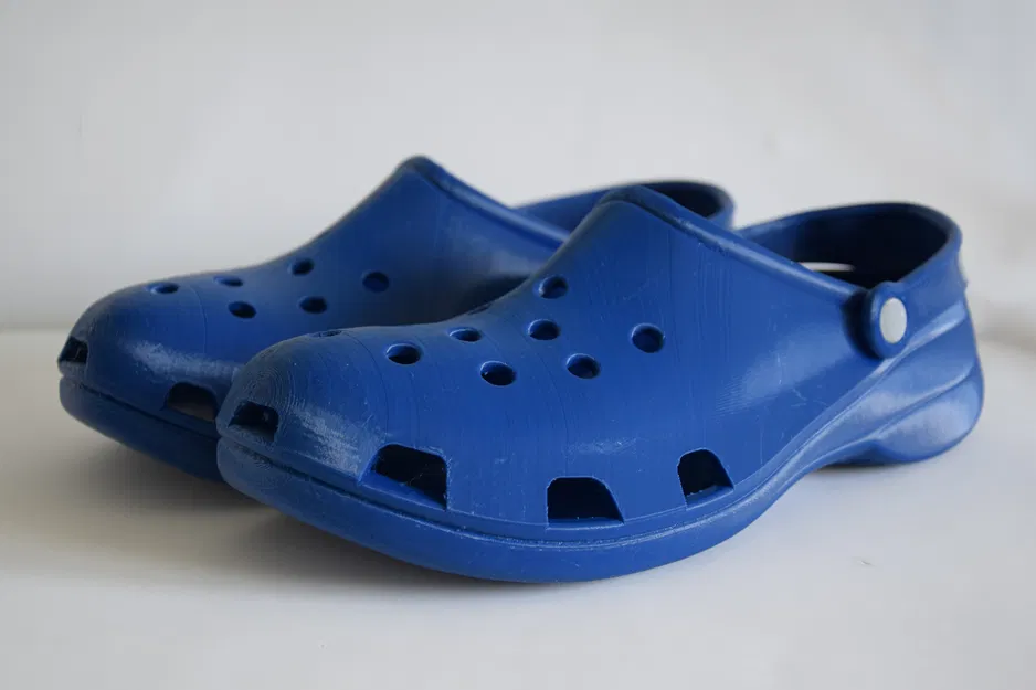 Dép Crocs in 3D hoàn toàn (Crocs Shoes - Fully 3d-printed) - Image 1