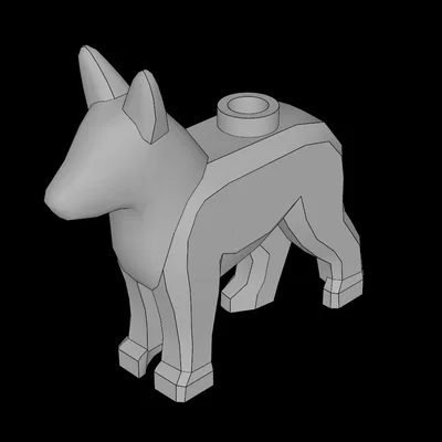 Lego Compatible (92586.dat) Animal Dog German Shepherd – Chó Becgie Đức