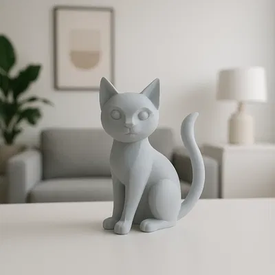 Little Cat – Tượng mèo tối giản hiện đại