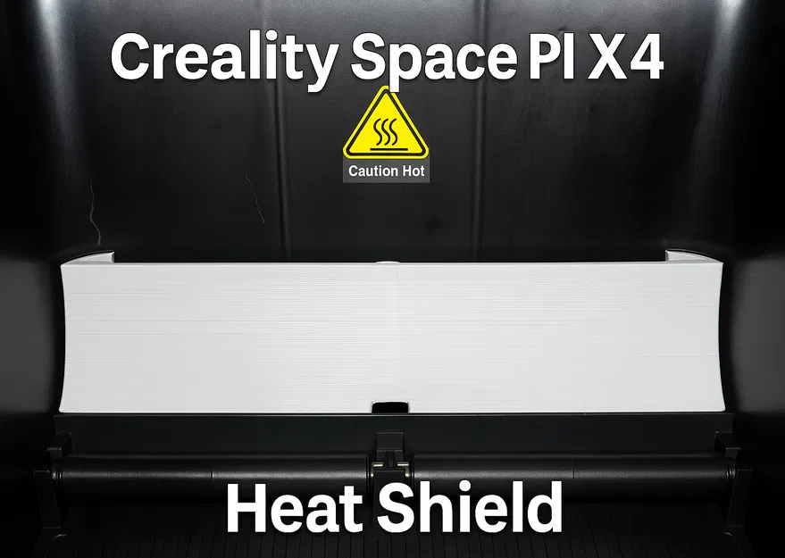 Creality SpacePi Space Pi X4 Heat Shield Deflector – Tấm chắn nhiệt - Image 1