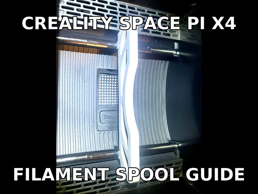 Bản sửa Spool Guide cho Creality SpacePi X4 – bản clip (cliped) - Image 1