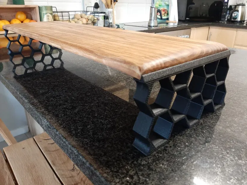 Kệ/Đế Kê Màn Hình Lục Giác (Hexagonal Monitor Stand) - Image 1