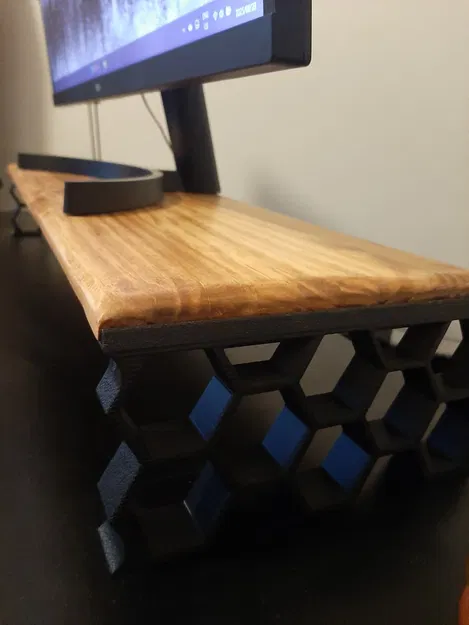 Kệ/Đế Kê Màn Hình Lục Giác (Hexagonal Monitor Stand) - Image 2