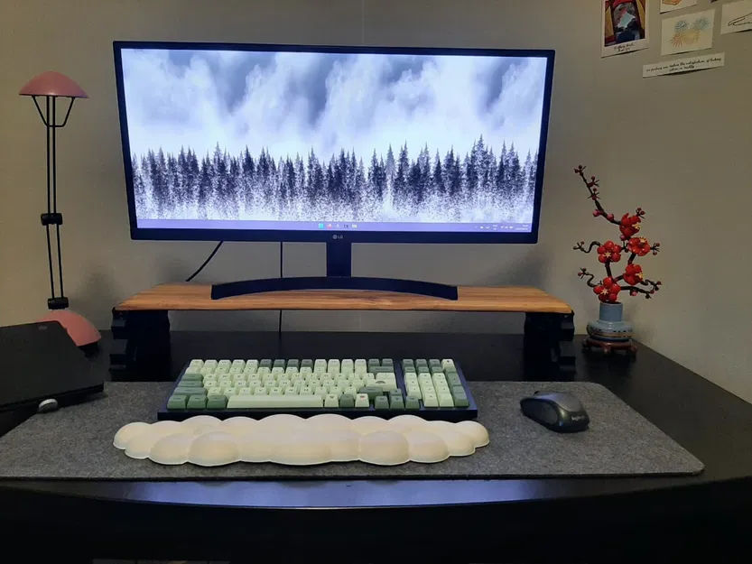 Kệ/Đế Kê Màn Hình Lục Giác (Hexagonal Monitor Stand) - Image 3