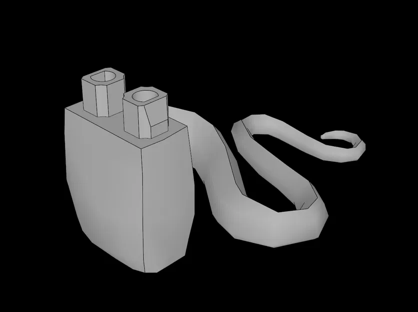 Lego Compatible (98140.dat) Minifig Hips Snake Tail - Image 1