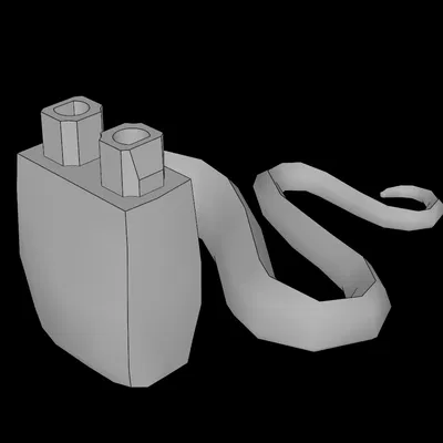 Lego Compatible (98140.dat) Minifig Hips Snake Tail