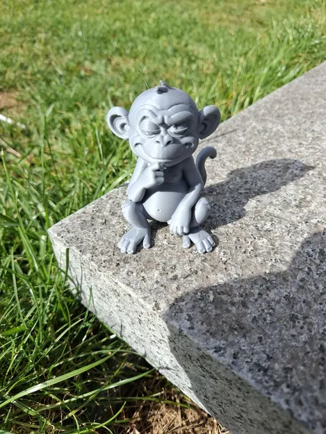 Cheeky Thinking Monkey – Khỉ Suy Tư Tinh Nghịch - Image 3