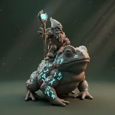 Gnome Cưỡi Cóc Khổng Lồ (The Toad Rider Gnome)