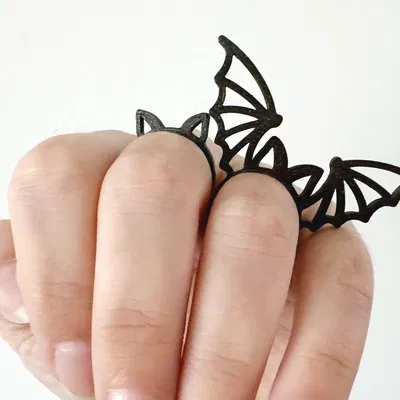 Nhẫn Halloween hình Dơi & Mèo