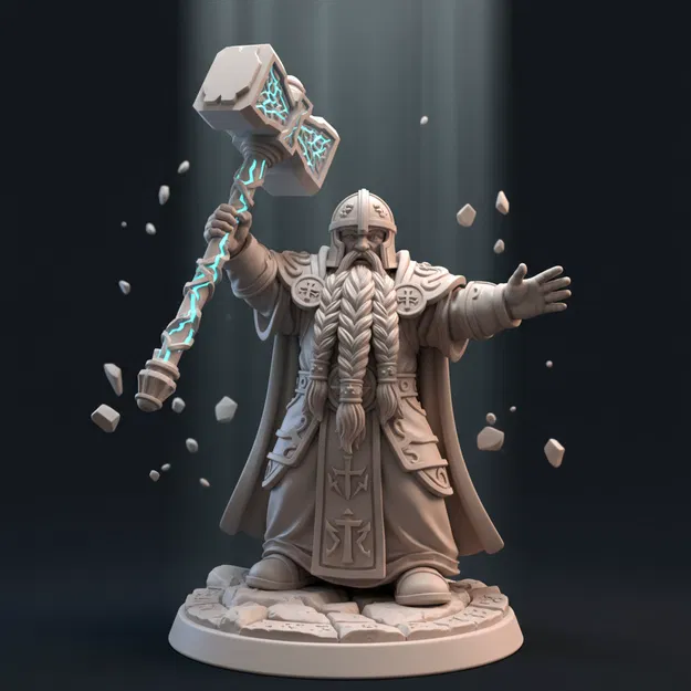 The Dwarf Stormcaller – Thầy tu người lùn gọi bão - Image 1