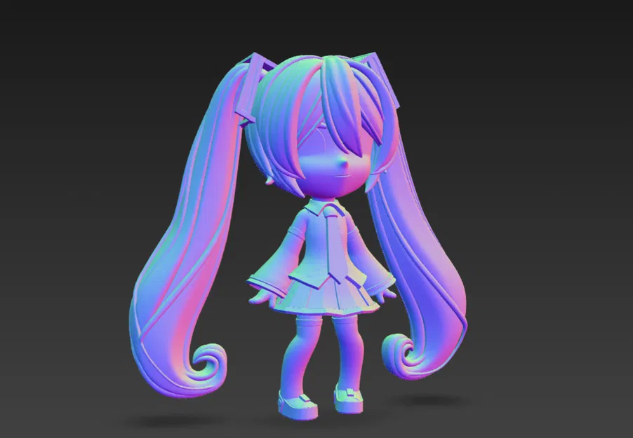 Mẫu 3D Hatsune Miku - Image 1