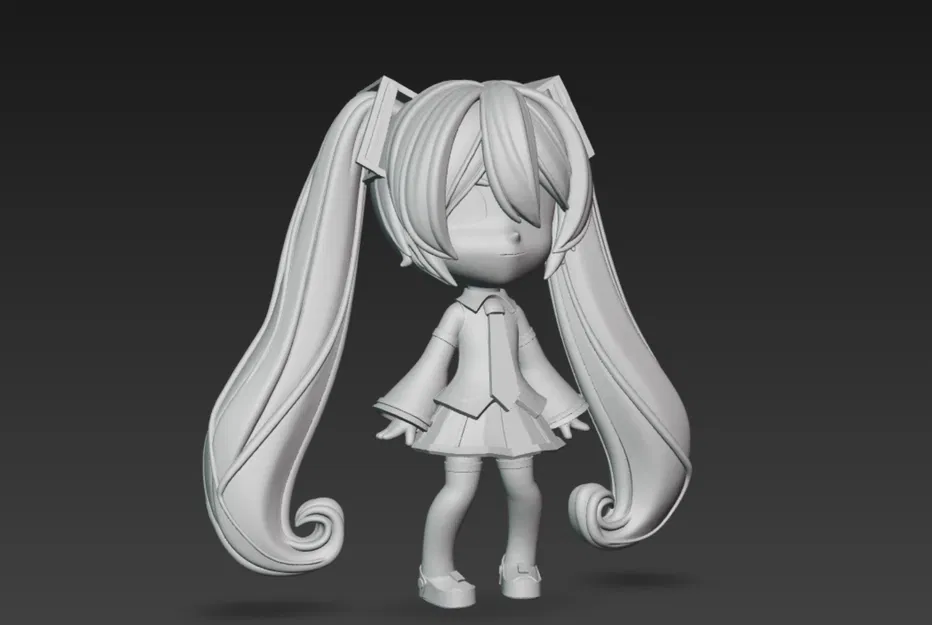 Mẫu 3D Hatsune Miku - Image 2