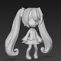 Mẫu 3D Hatsune Miku - Thumbnail 2