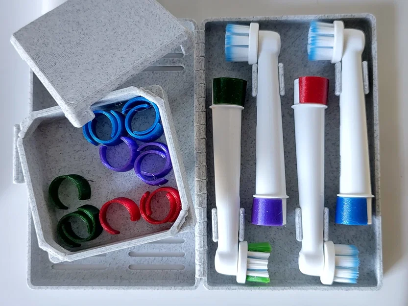 Hộp du lịch & chân đế đầu bàn chải Oral-B 2/4/6 (Print-in-Place) - Image 9