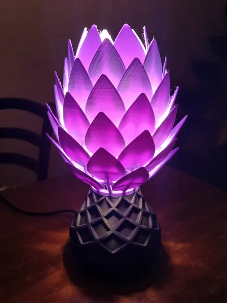 Đèn trang trí hình hoa (Lamp with floral shape) - Image 2