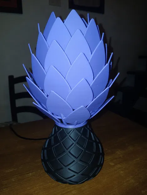 Đèn trang trí hình hoa (Lamp with floral shape) - Image 6