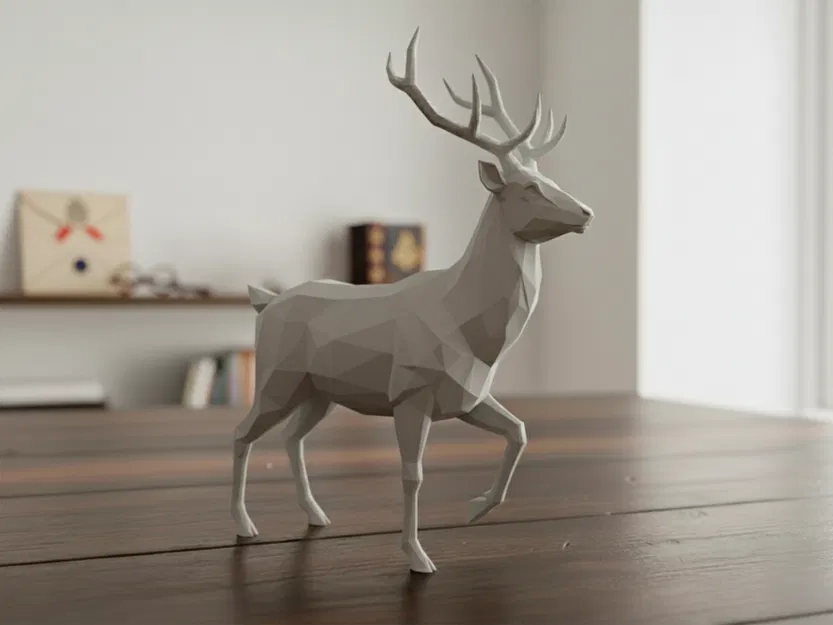 Patronum Harry Potter Ciervo (Hươu Lowpoly) - Image 1