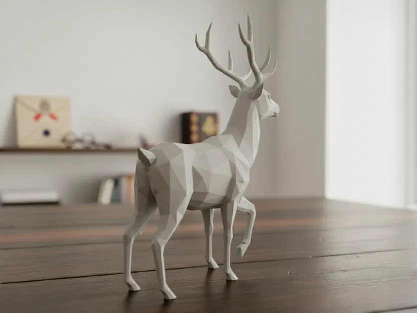 Patronum Harry Potter Ciervo (Hươu Lowpoly) - Image 2