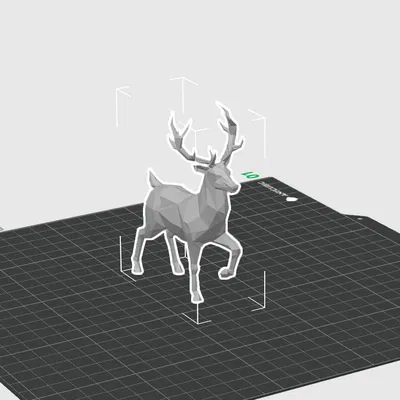 Patronum Harry Potter Ciervo (Hươu Lowpoly)