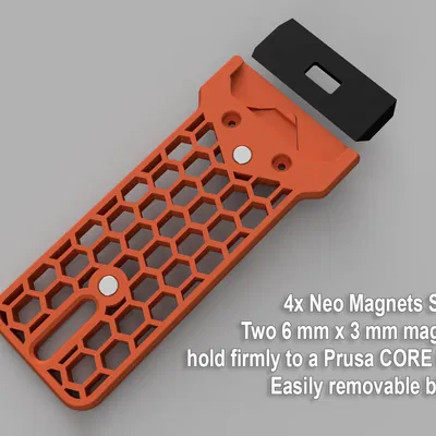 Dao cạo mặt bàn in nam châm: Spatula Magnetic Ultimate kèm lưỡi in được