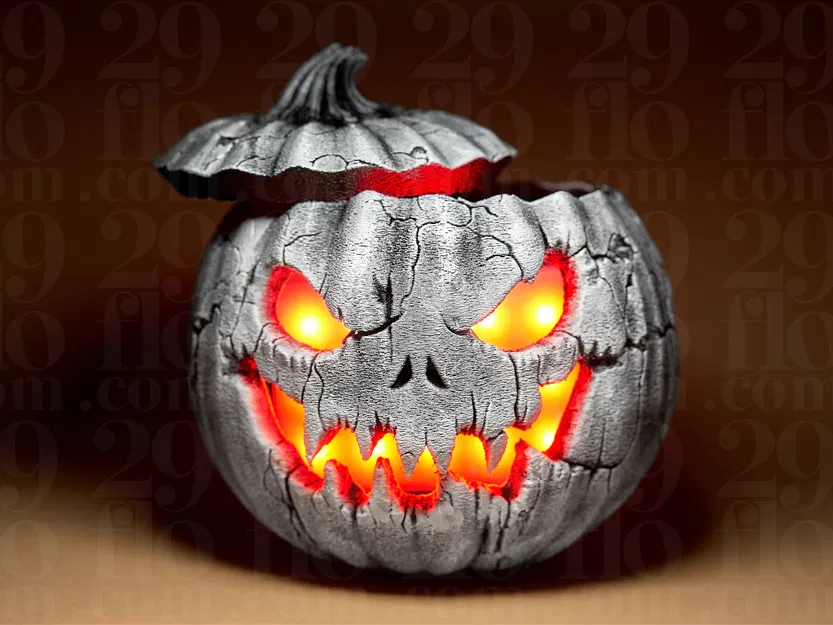 Bí Ngô Ma Halloween #3 (Halloween Scary Pumpkin #3) - Image 1