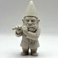 Flute Garden Gnome – Tượng gnome thổi sáo trang trí sân vườn - Thumbnail 1
