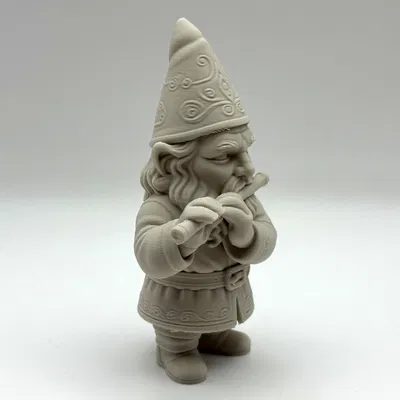 Flute Garden Gnome – Tượng gnome thổi sáo trang trí sân vườn
