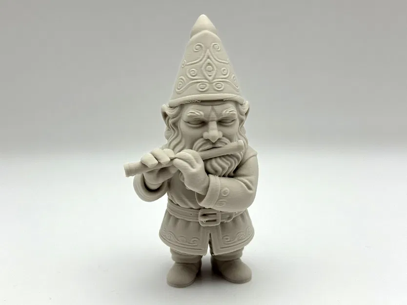 Flute Garden Gnome – Tượng gnome thổi sáo trang trí sân vườn - Image 5