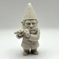 Flute Garden Gnome – Tượng gnome thổi sáo trang trí sân vườn - Thumbnail 5