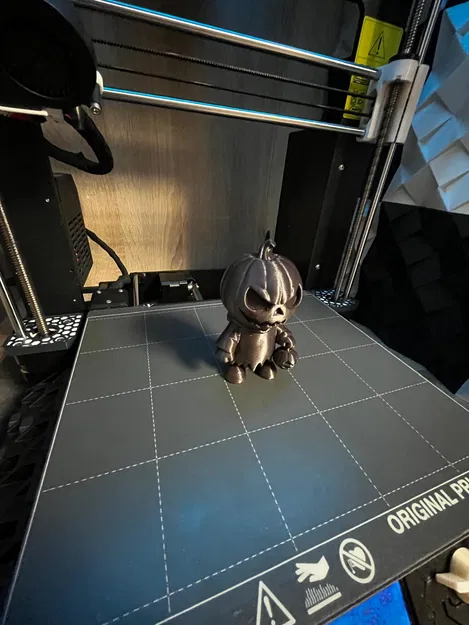 Pumpkinface Chibi – Biểu Tượng Kinh Dị Dễ Thương Cho In 3D - Image 2