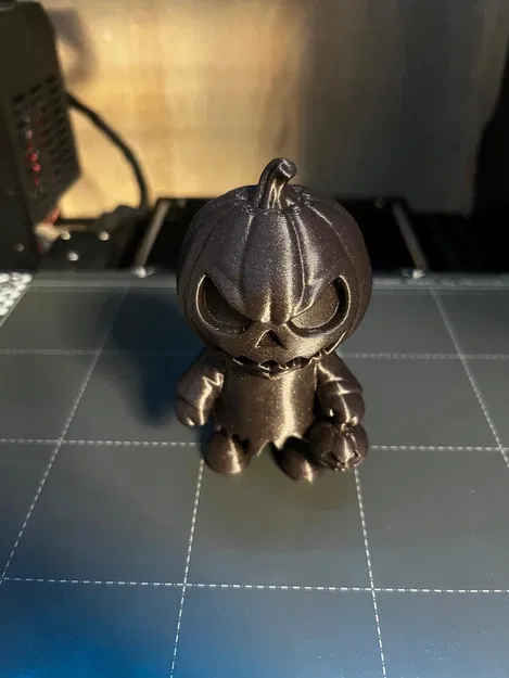 Pumpkinface Chibi – Biểu Tượng Kinh Dị Dễ Thương Cho In 3D - Image 4