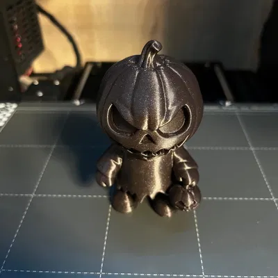 Pumpkinface Chibi – Biểu Tượng Kinh Dị Dễ Thương Cho In 3D