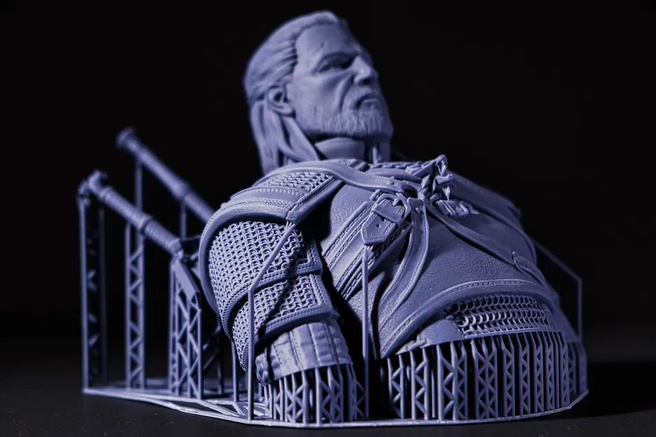 Geralt Of Rivia – The Witcher (Tượng bán thân) - Image 5